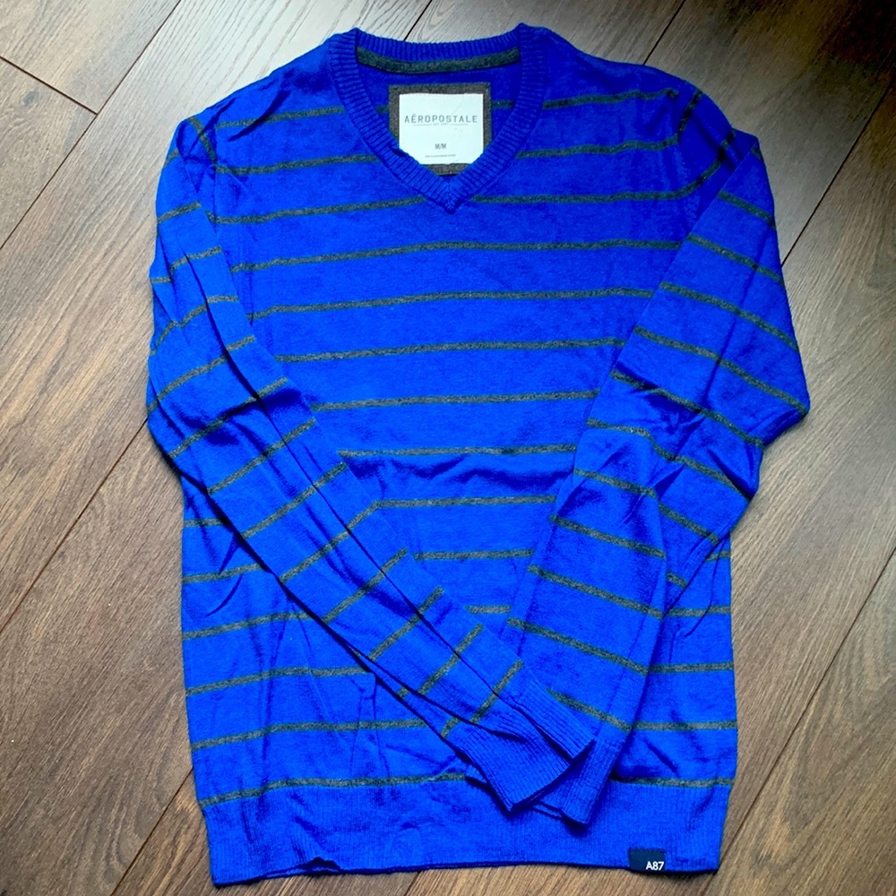 🌺3/$30🌺AEROPOSTALE like new cotton/wool striped lightweight crispy tags